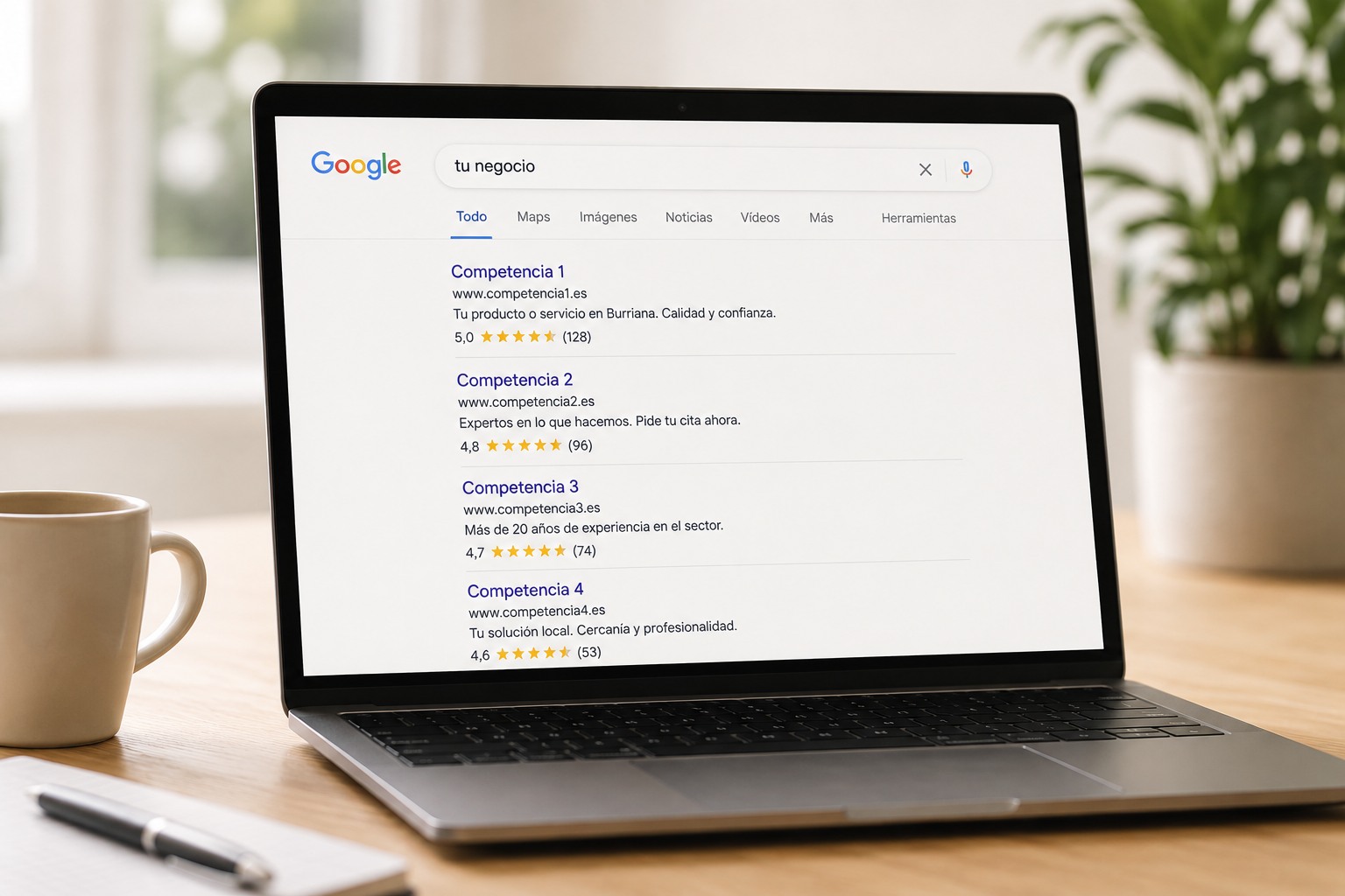 ¿Por qué mi competencia aparece antes que yo en Google?